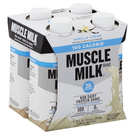 MUSCLE MILK Ready To Drink 100 Calorie Vanilla Creme 4/11z 586862
